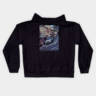 Lower Manhattan Street New York City Kids Hoodie